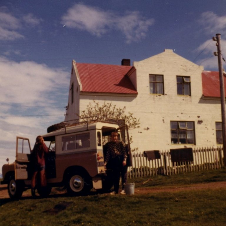 Land-Roverinn þrifinn